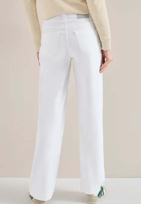 Wide Legs Jeans White Wide Legs Jeans White