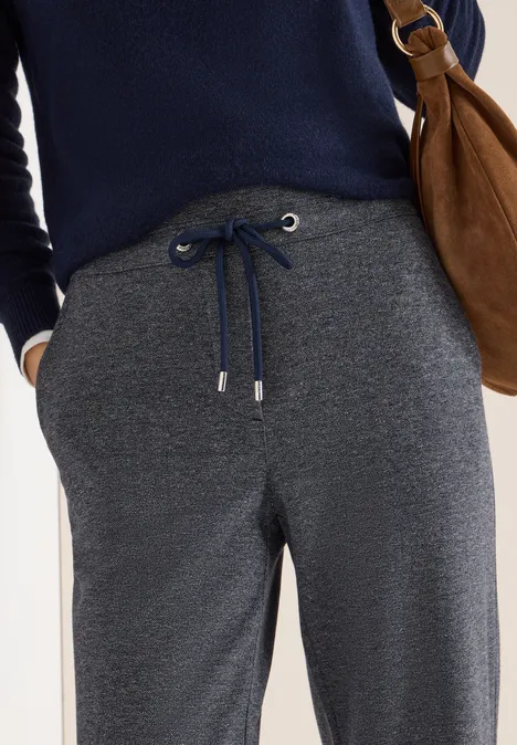 Melanżowe spodnie w dwóch kolorach universal blue