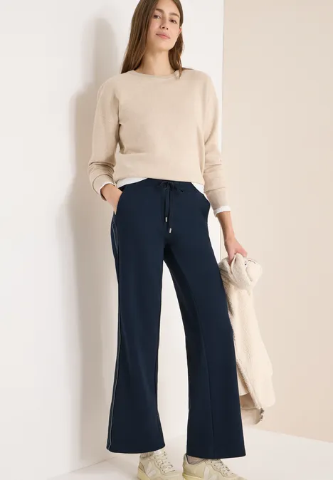 Pantalon piqué avec tape universal blue Pantalon piqué avec tape universal blue