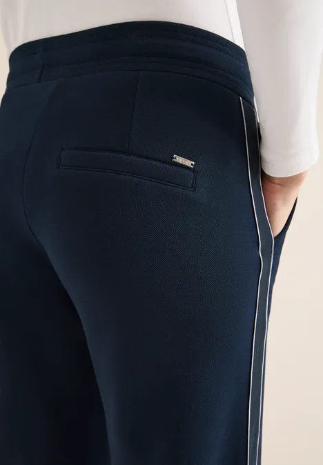 Pantalon piqué avec tape universal blue Pantalon piqué avec tape universal blue