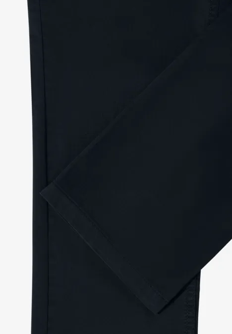 Broek met gewassen look universal blue