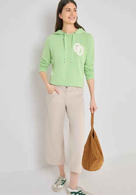 Wide Legs Pantalon grain beige