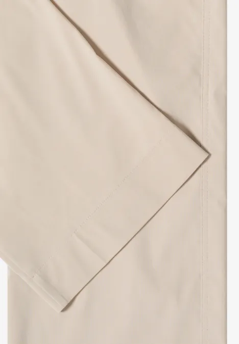 High Waist Wide Leg Pantalon Loose Fit grain beige