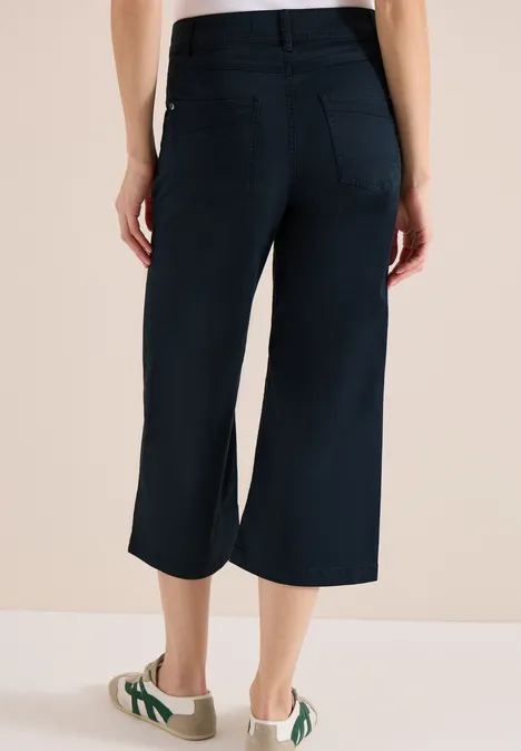 High Waist Flared Leg Hose im Loose Fit universal blue High Waist Flared Leg Hose im Loose Fit universal blue