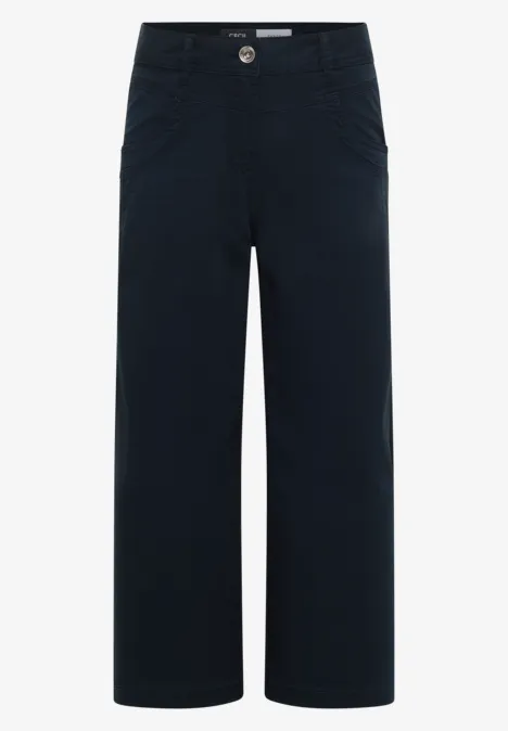 High Waist Flared Leg Hose im Loose Fit universal blue High Waist Flared Leg Hose im Loose Fit universal blue