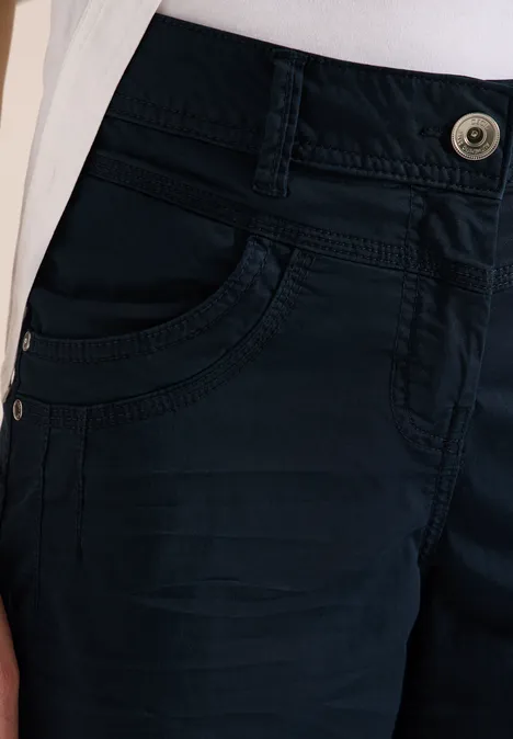 High Waist Flared Leg Hose im Loose Fit universal blue High Waist Flared Leg Hose im Loose Fit universal blue