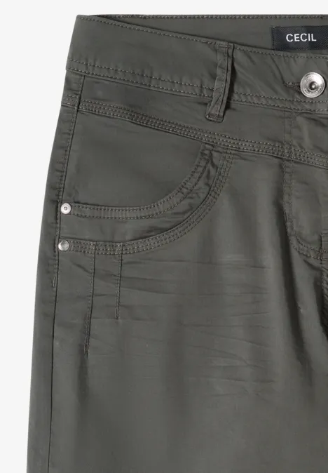 High Waist Flared Leg Hose im Loose Fit clear khaki High Waist Flared Leg Hose im Loose Fit clear khaki