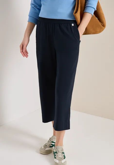 High Waist Wide Leg Pantalon Loose Fit universal blue