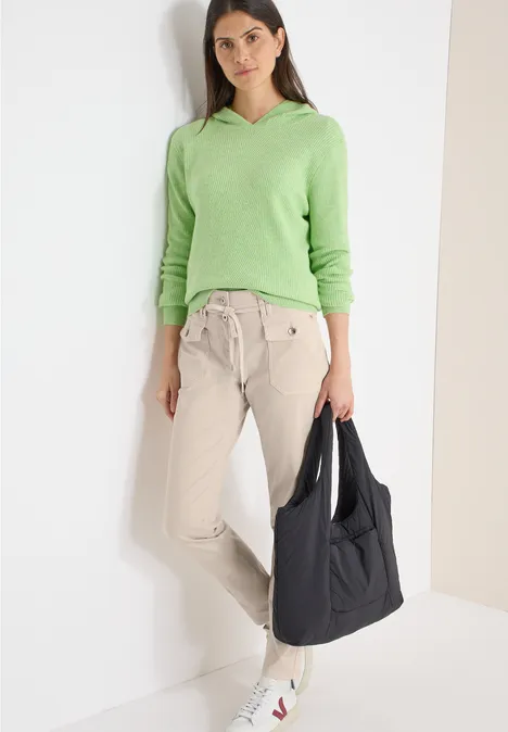 Slim Legs pantalon grain beige