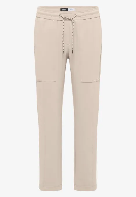 Slim Leg Hose grain beige