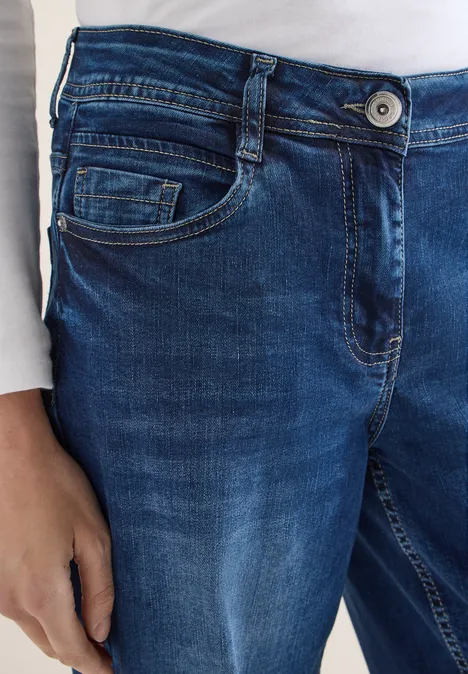 Wide Leg Jeans mid blue wash Wide Leg Jeans mid blue wash