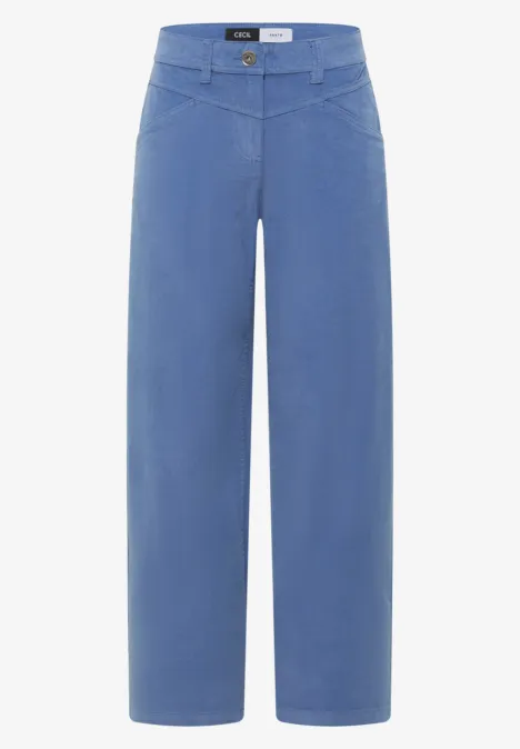 Wide Legs Pantalon coal blue