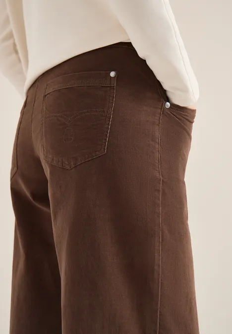 Wide Leg Hose urban taupe