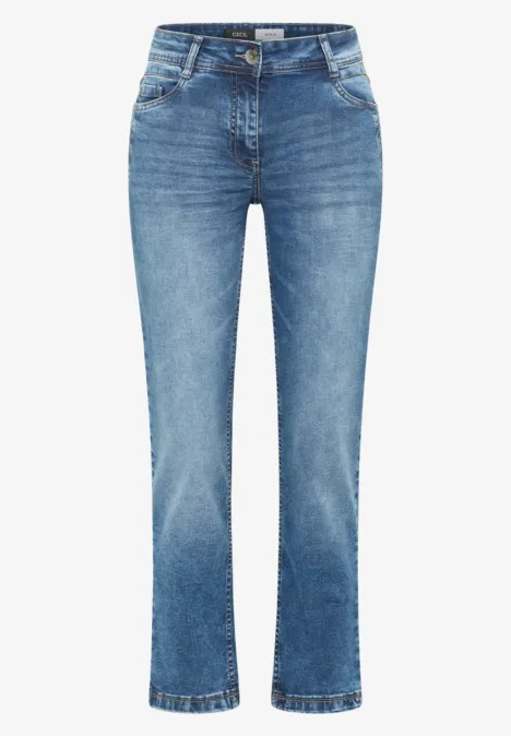 Jeans Straight Legs mid blue wash