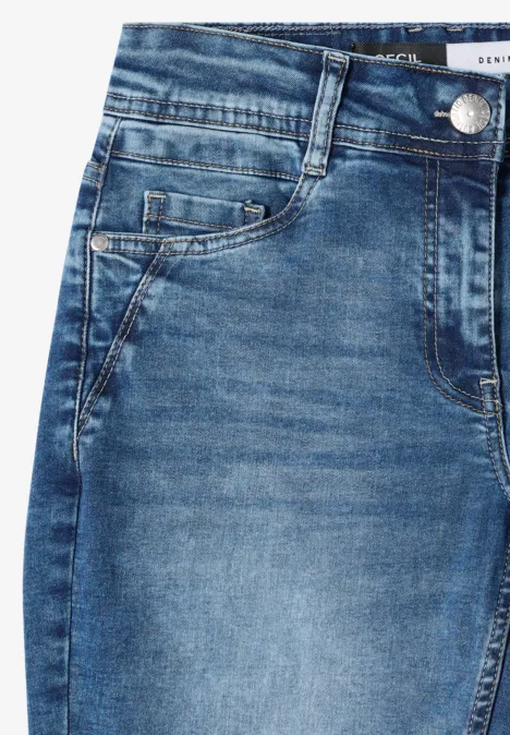 Jeans Straight Legs mid blue wash