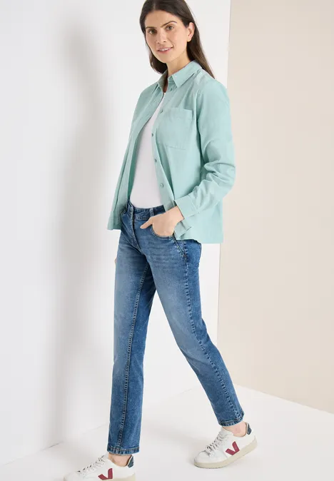 Jeans Straight Legs mid blue wash