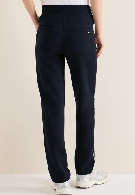 Pantalon avec détail de bande universal blue Pantalon avec détail de bande universal blue