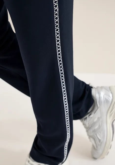 Pantalon avec détail de bande universal blue Pantalon avec détail de bande universal blue
