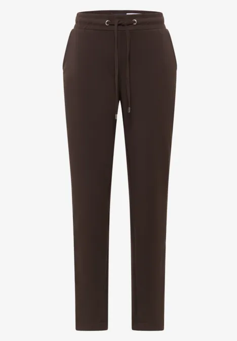 Pantalon avec détail de bande macchiato brown Pantalon avec détail de bande macchiato brown