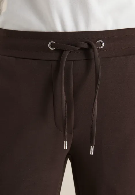 Pantalon avec détail de bande macchiato brown Pantalon avec détail de bande macchiato brown