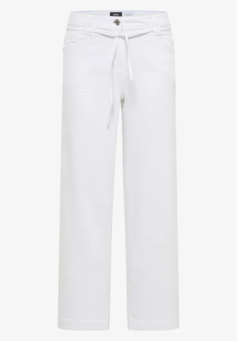 High Waist Wide Legs jeans in Loose Fit White High Waist Wide Legs jeans in Loose Fit White