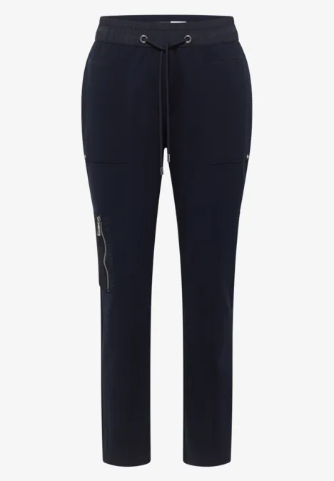 Broek met smalle pijpen universal blue
