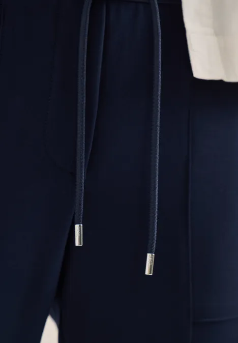 Broek met smalle pijpen universal blue