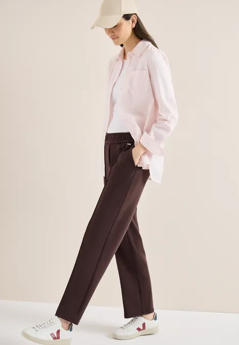 Pantalon Straight Legs macchiato brown