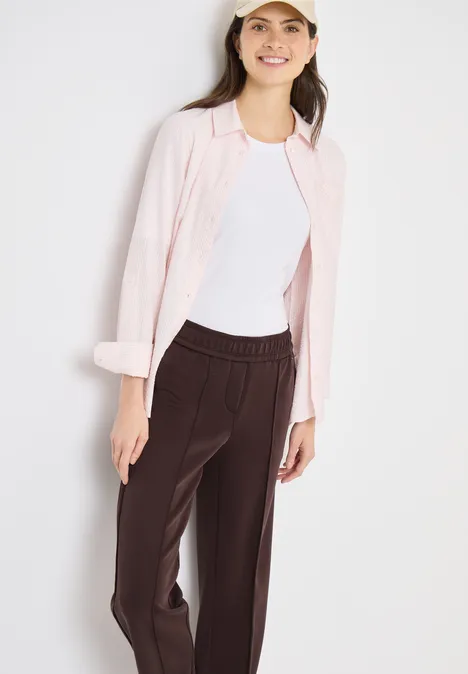 Pantalon Straight Legs macchiato brown