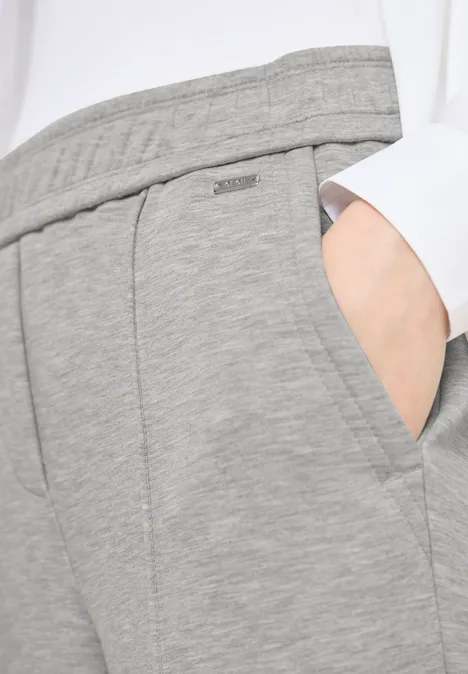 Pantalon Straight Legs milky grey melange