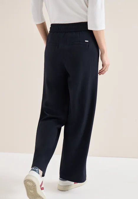 High Waist Straight Leg Hose im Loose Fit universal blue High Waist Straight Leg Hose im Loose Fit universal blue