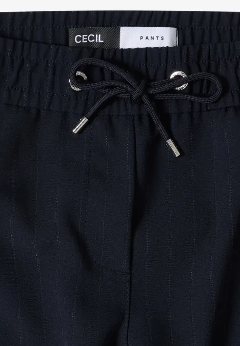 High Waist Straight Leg Hose im Loose Fit universal blue High Waist Straight Leg Hose im Loose Fit universal blue