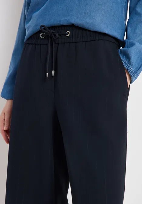 High Waist Straight Leg Hose im Loose Fit universal blue High Waist Straight Leg Hose im Loose Fit universal blue