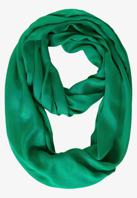 Loopschal in Unifarbe easy green