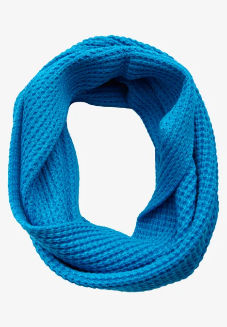 Loop-Schal mit Struktur fjord aqua blue