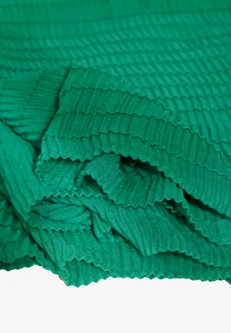 Plissée-Schal malachite green