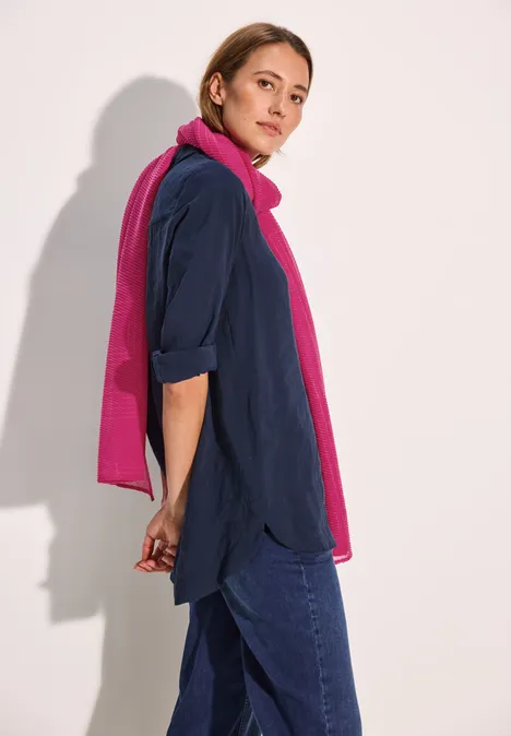 Bedruckter Schal jewel pink