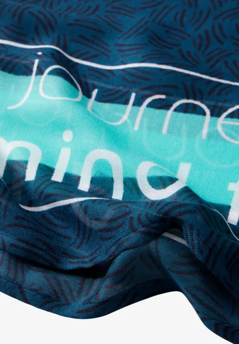 Foulard loop imprimé atlantic green