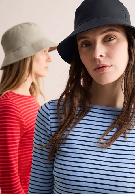 Bucket Hat mit Effekt dark navy blue