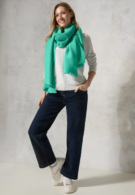 Plissée-Schal aventurine green