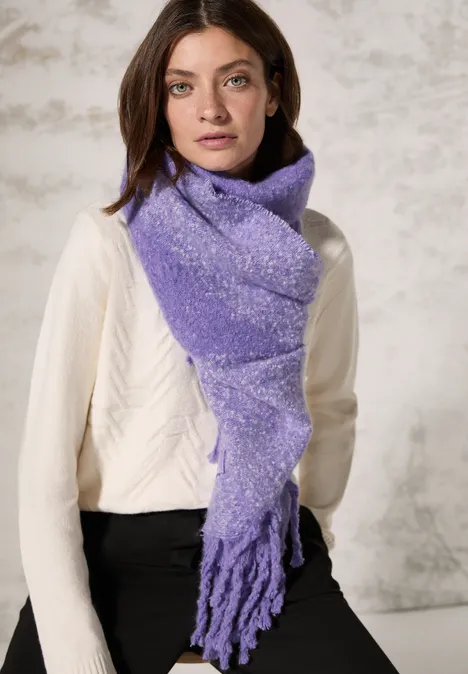 Jaquard sjaal gentle lilac