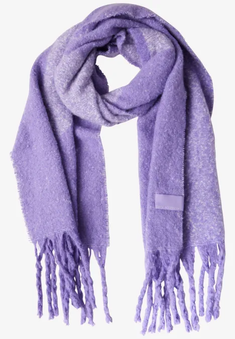 Jaquard sjaal gentle lilac