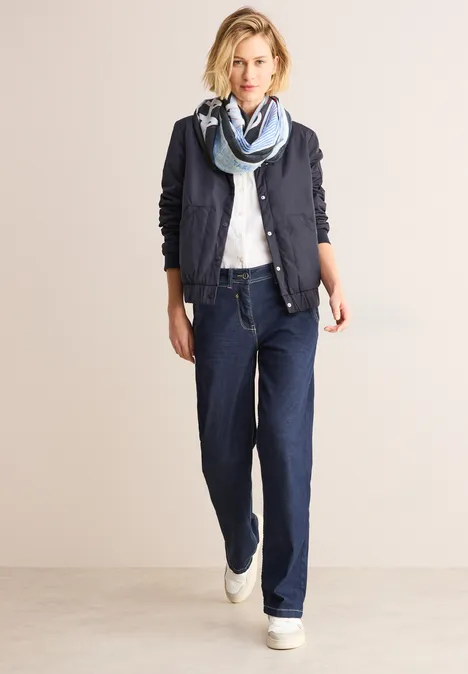 Kuscheliger Loop-Schal universal blue