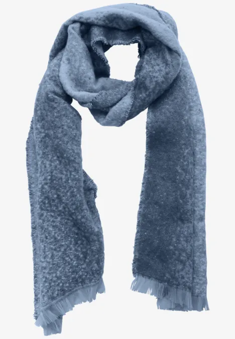Kuscheliger Jaquard-Schal fresh light blue