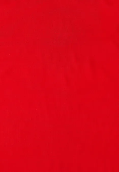Loop Schal in Unifarbe fiery red