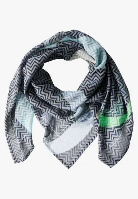 Gemustertes Tuch universal blue