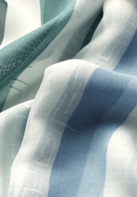 Schal mit Foliendetails vanilla white