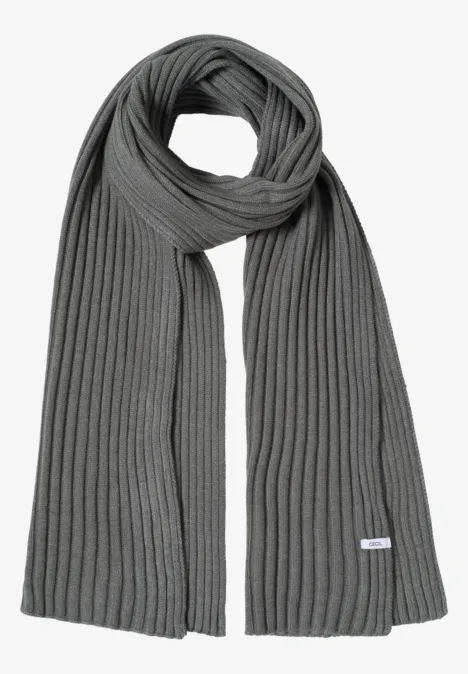 Strickschal pastel olive