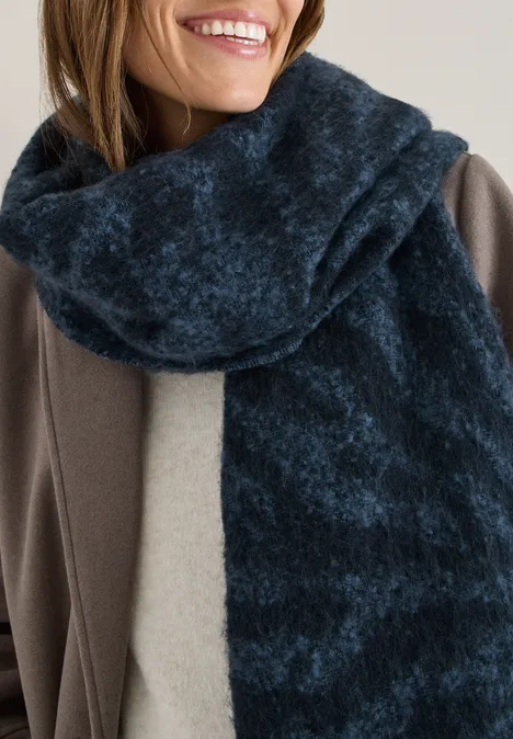 Kuscheliger Schal dark navy blue