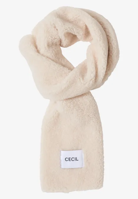 Teddy Schal teddy vanilla white